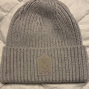 Mackage Light Gray Knit Beanie